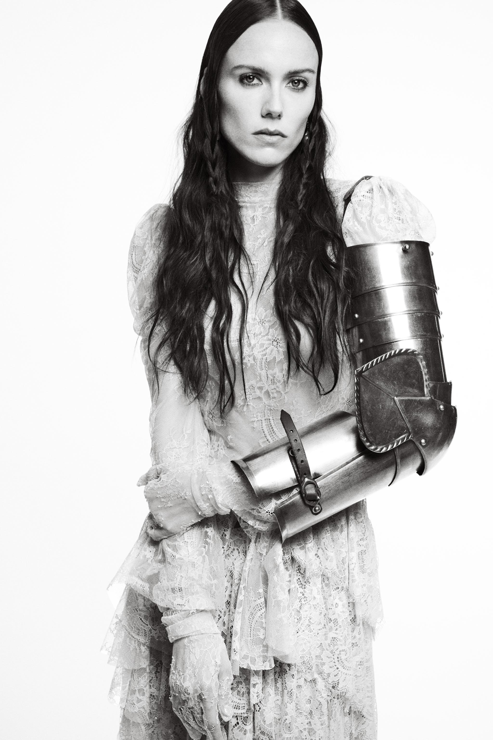 LACE RUFFLE DRESS ZW COLLECTION LIMITED EDITION